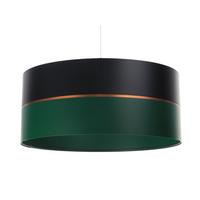 HÄNGELEUCHTE Grün 50/21 cm - Schwarz/Grün, Kunststoff (50/0.8/21cm) - ONZENO