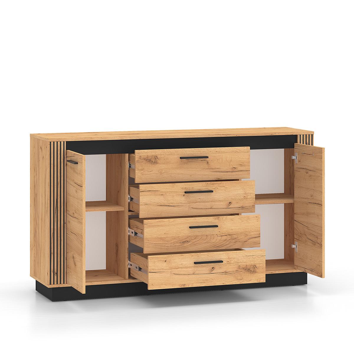 SIDEBOARD Solal Holz - Braun, Holzwerkstoff (160/90/40cm) - Petits-meubles