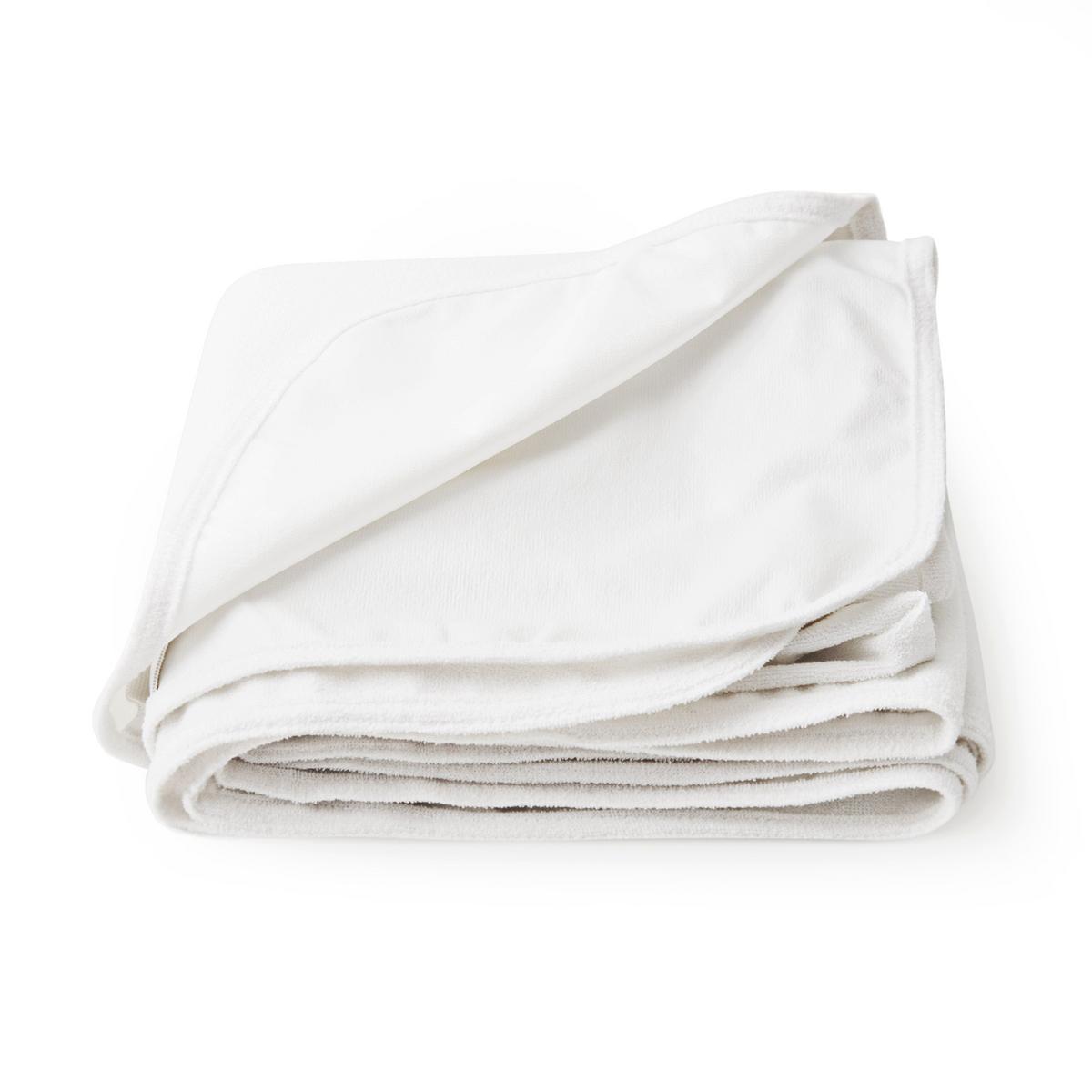 MATRATZENSCHONER wasserdicht 80x190 cm – atmungsaktive Matratzenschutz Auflage mit 4 Eckgummis, waschbarer Nässeschutz - Weiß, Textil (80/190cm) - Mister Sandman