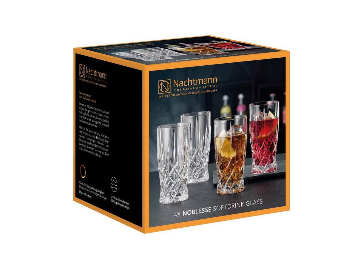 BIERGLÄSER Noblesse transparent 350 ml 4er Set - Transparent, Glas (0.001L) - Nachtmann