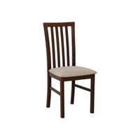 STUHL Milano I, Holzfarbe: Walnuss - Beige/Walnussfarben, Holz (43/93/40cm) - MIRJAN24