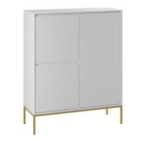 SIDEBOARD Daria Weiß - Weiß, Holzwerkstoff (102/145/39cm) - Petits-meubles