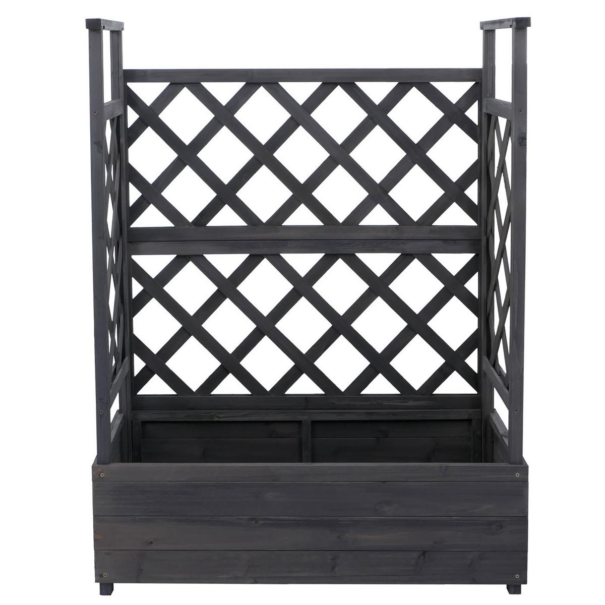 HOCHBEET Grau - Grau, Holz (85/114/44cm) - MCW