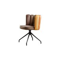 ESSZIMMERSTUHL JADA Braun Velvet Drehbar (360°) (1er-Set) - Braun, Kunststoff/Textil (58/79/55cm) - KAWOLA