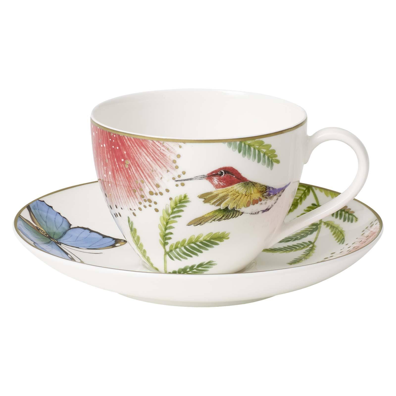 KAFFEETASSE MIT UNTERTASSE Amazonia bunt 150 ml - Multicolor, Keramik (15/8.9/15cm) - Villeroy & Boch