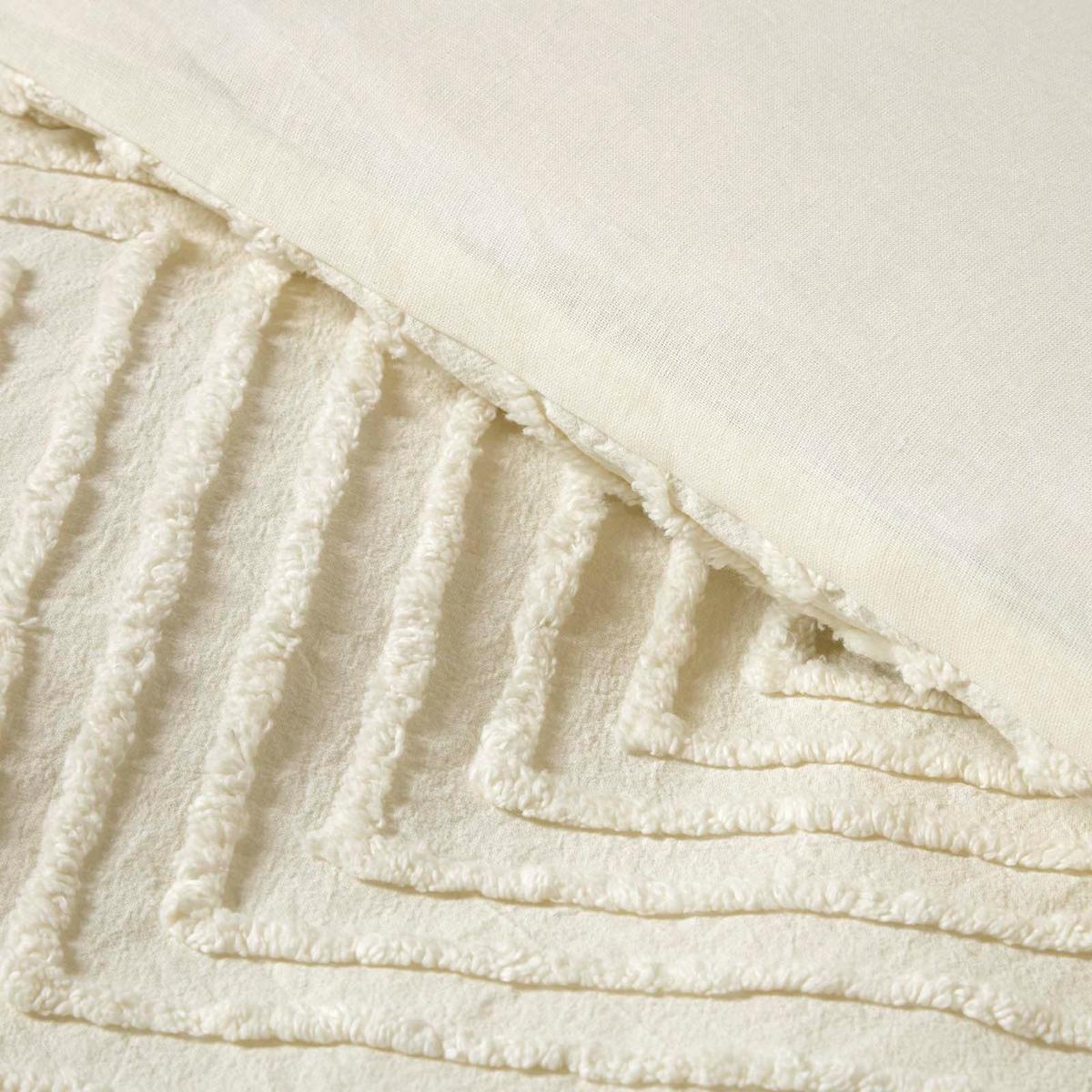 BETTWÄSCHE Perkal getuftet - Weiß, Textil (260/220cm) - Homescapes