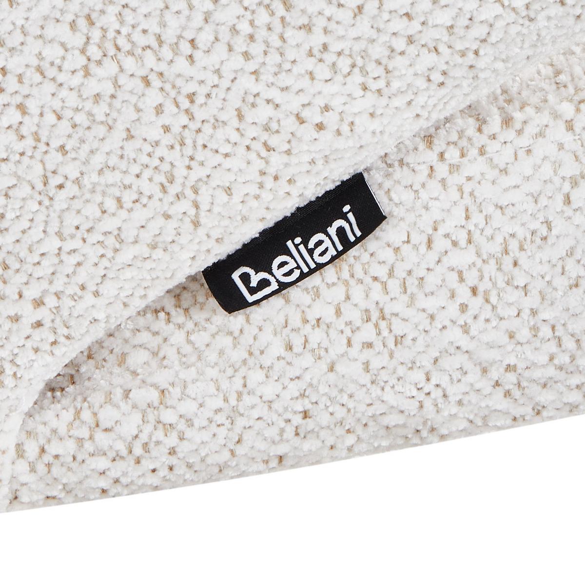 SCHAUKELSESSEL Cremeweiß Viken - Weiß/Braun, Textil (66/87/74cm) - Beliani