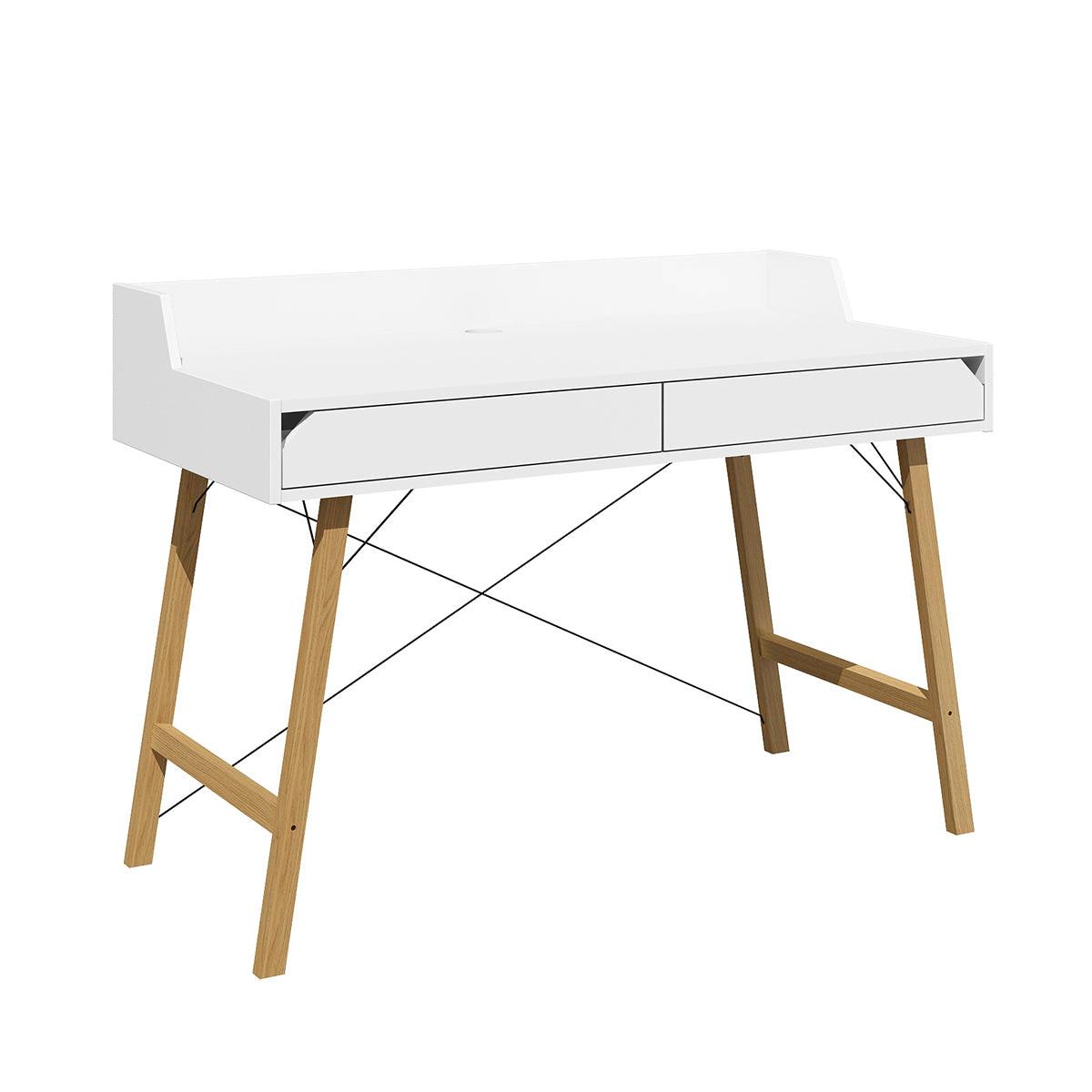 SCHREIBTISCH Weiß - Weiß, Holzwerkstoff (120/60/86cm) - Petits-meubles
