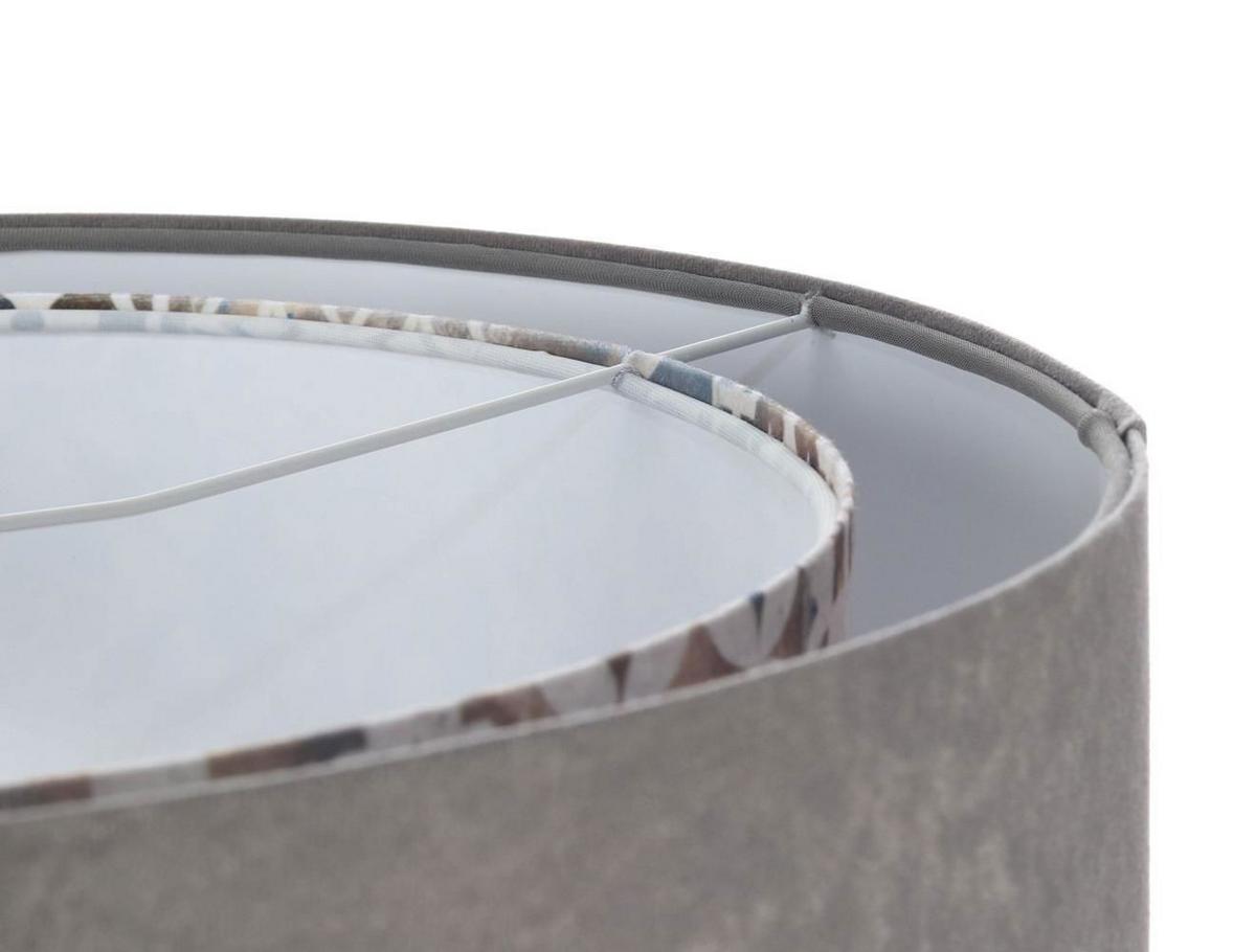 HÄNGELEUCHTE Grau 50/23 cm - Weiß, Kunststoff (50/1/23cm) - ONZENO