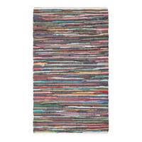 FLICKENTEPPICH bunt gestreift 70/120 cm - Multicolor, Textil (70/120cm) - Homescapes