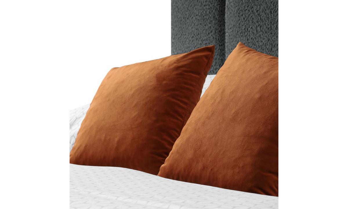 POLSTERBETT ELENA 160x200 cm Schwarz (Anthology 19), 34 Holzlatten, Kopfteil 108 cm - Schwarz, Textil (160/200cm) - Lookway