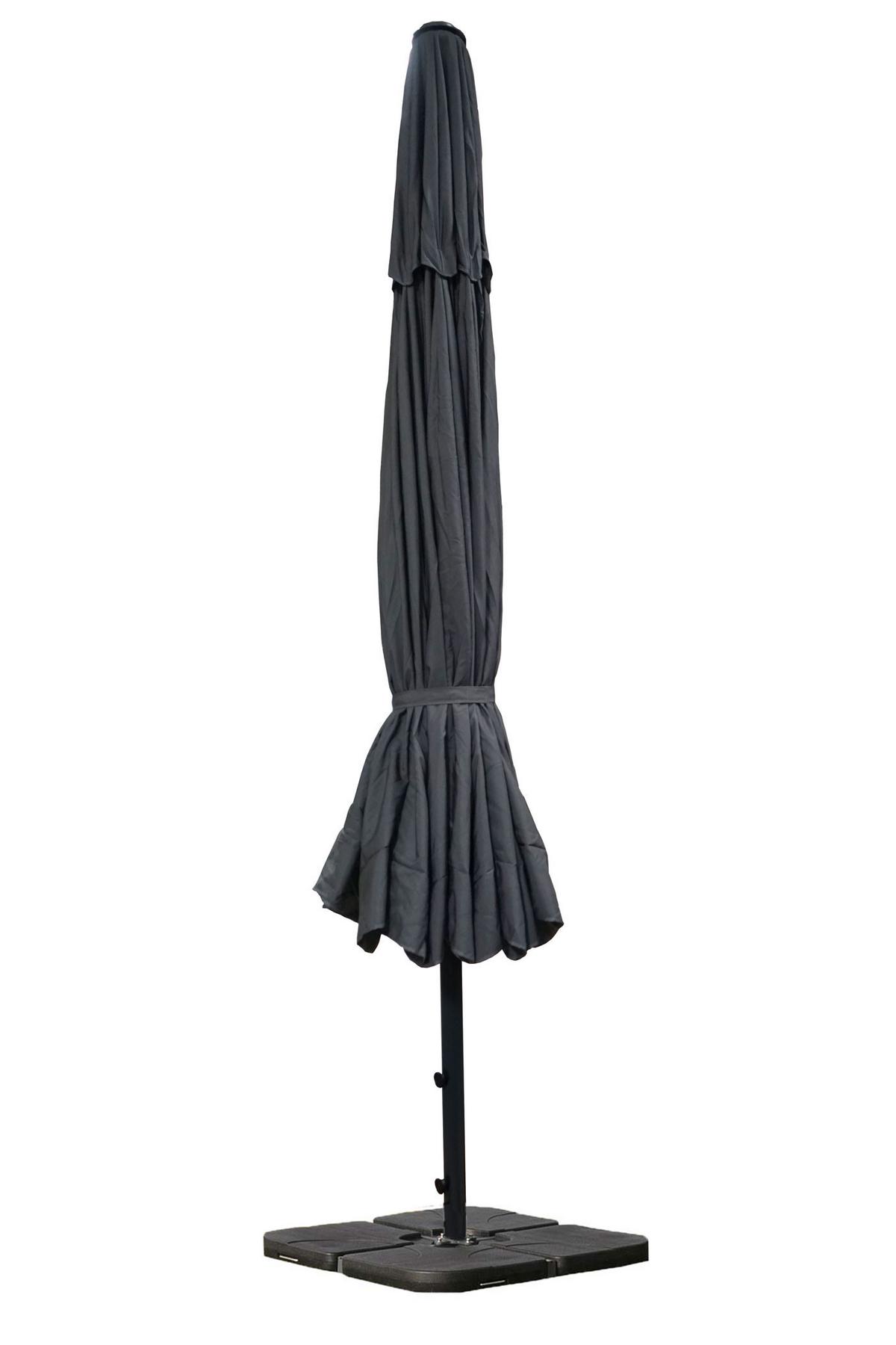 SONNENSCHIRM PRO Anthrazit - Anthrazit, Textil (500/500cm) - MCW