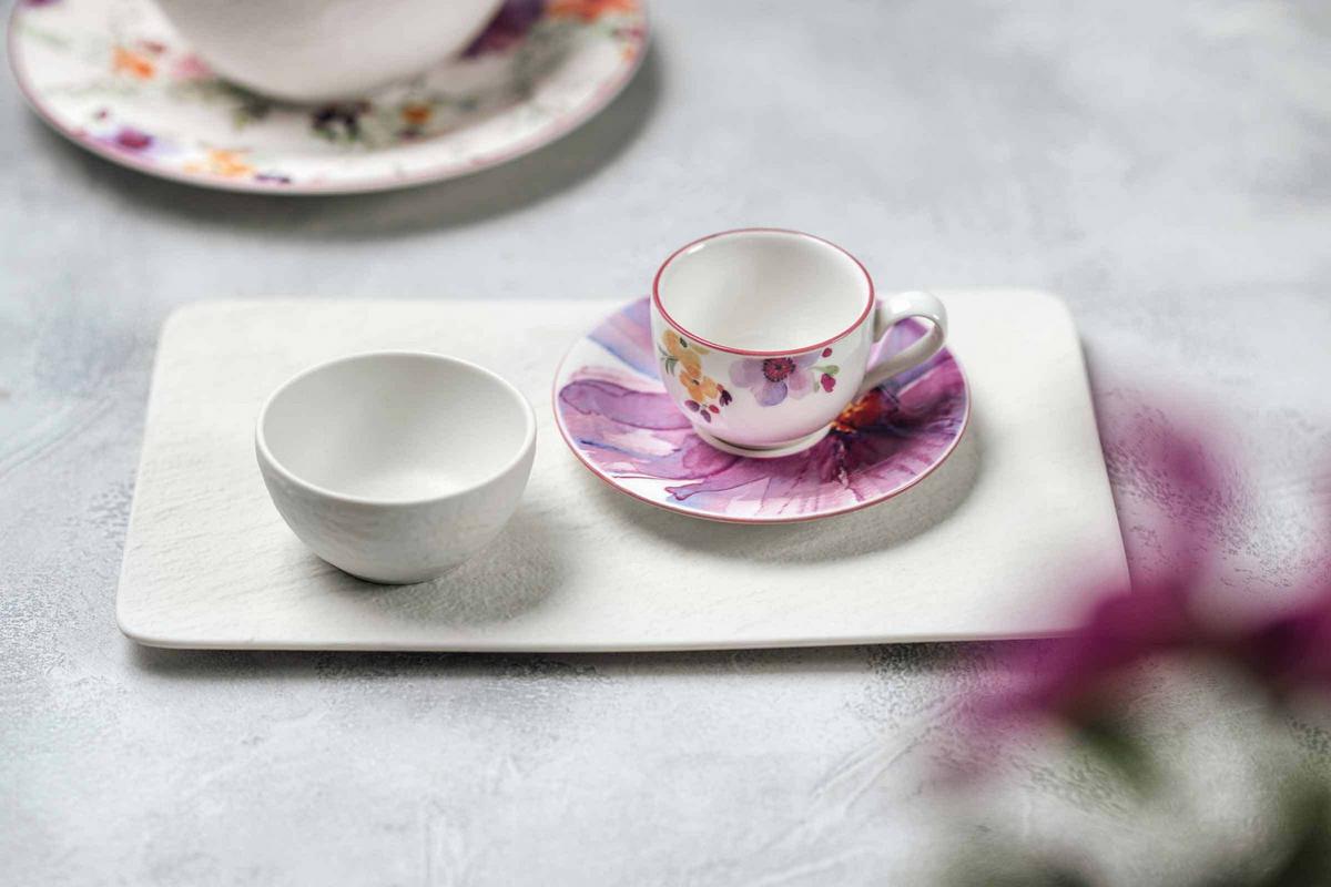 ESPRESSOTASSE MIT UNTERTASSE Mariefleur Basic bunt 80 ml - Multicolor, Keramik (2/2/2cm) - Villeroy & Boch