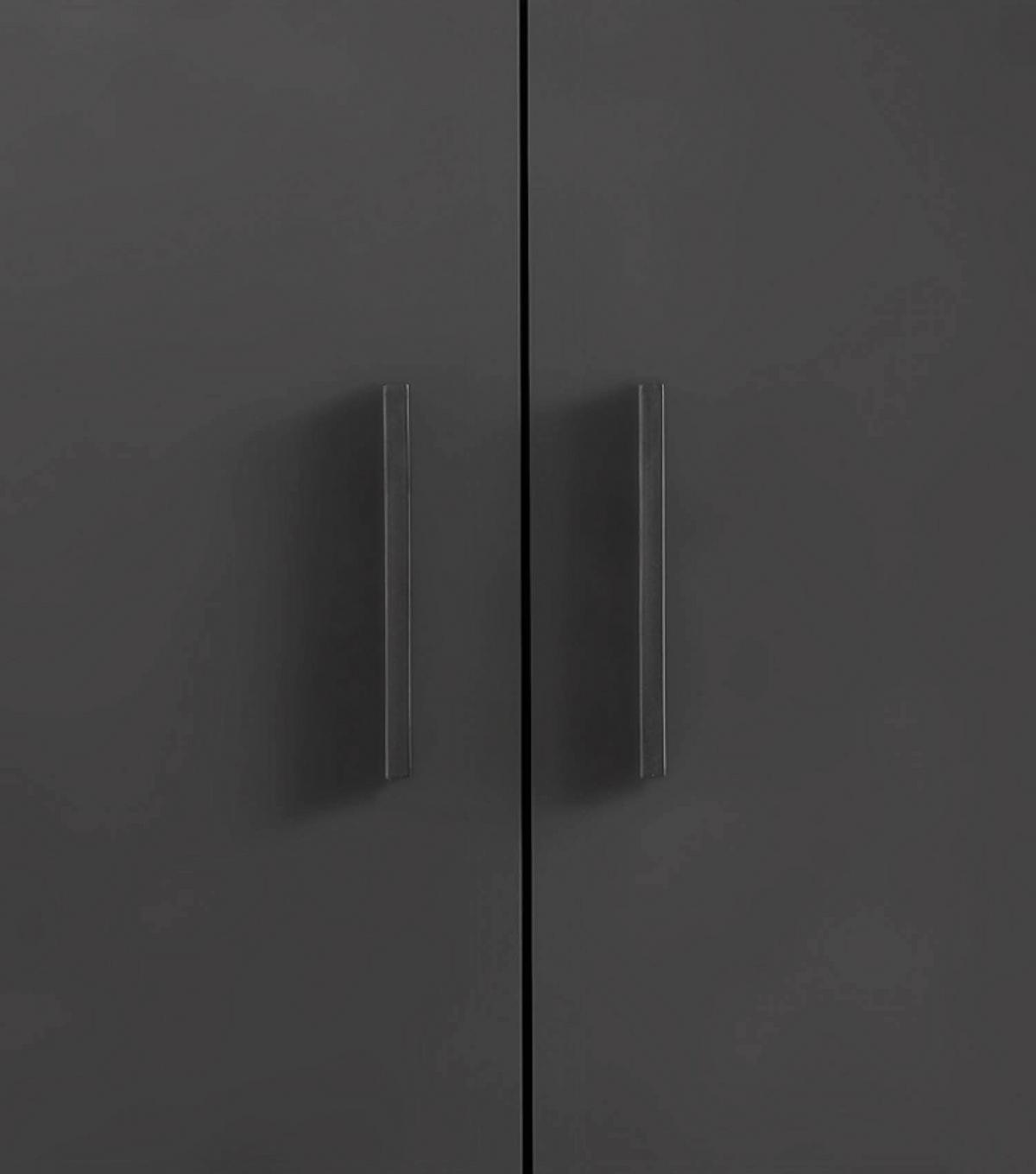 MEHRZWECKSCHRANK AUFSATZT Der Turm - Anthrazit, Holzwerkstoff (60/50/34.5cm) - Mokebo