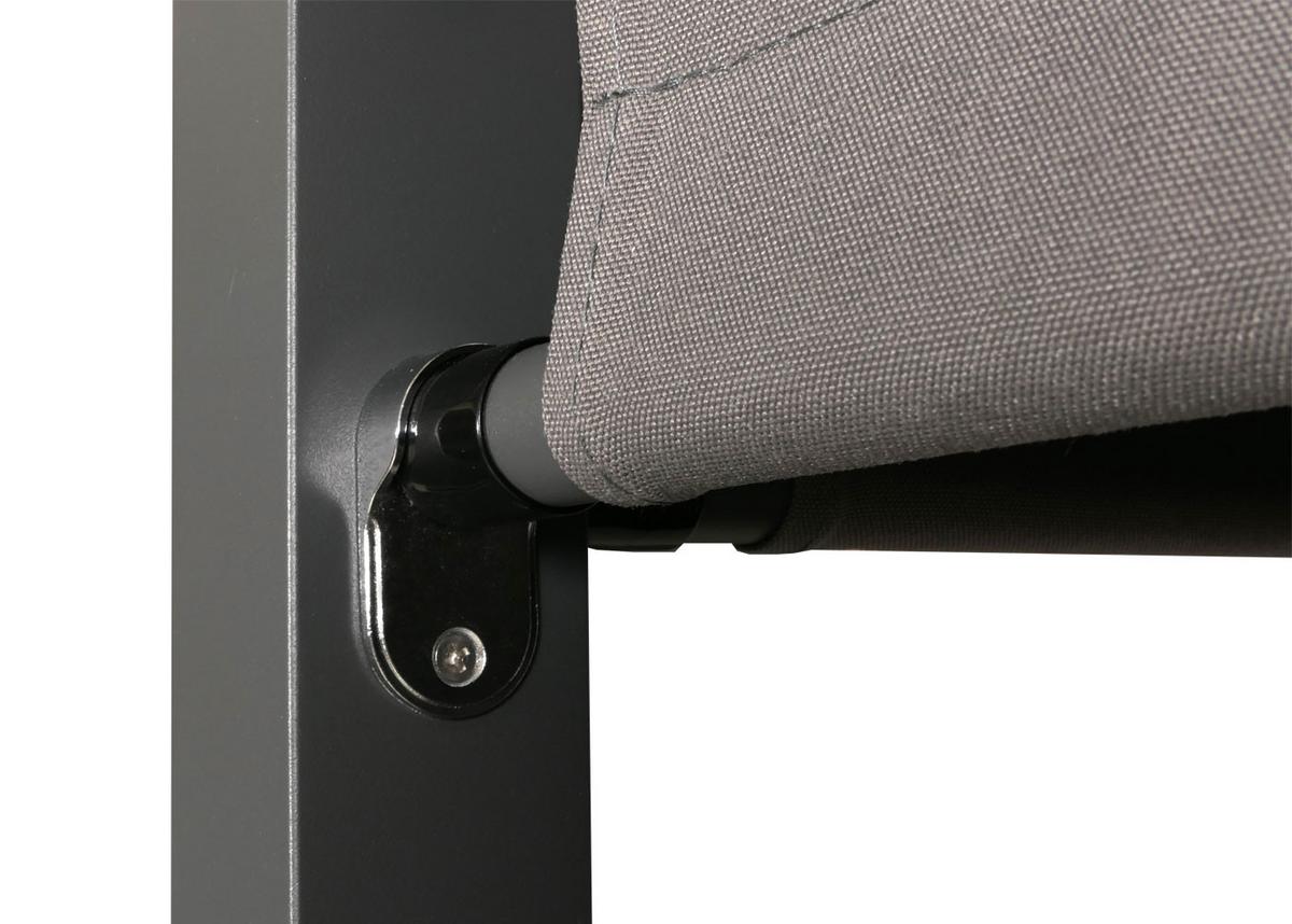 LOUNGE-GARTENLIEGE Anthrazit - Anthrazit, Textil (200/200/200cm) - MCW