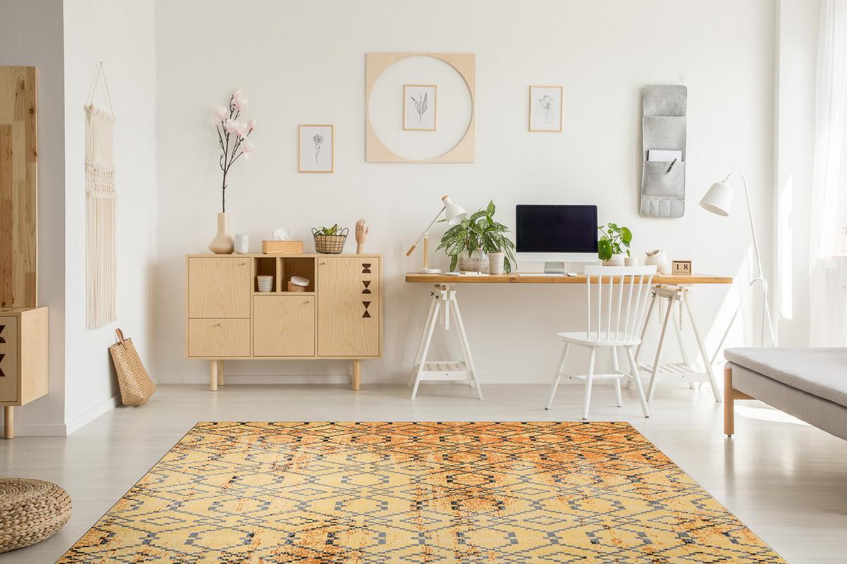 TEPPICH Mundo 140/190 cm - Orange, Textil (140/190cm) - rugsX