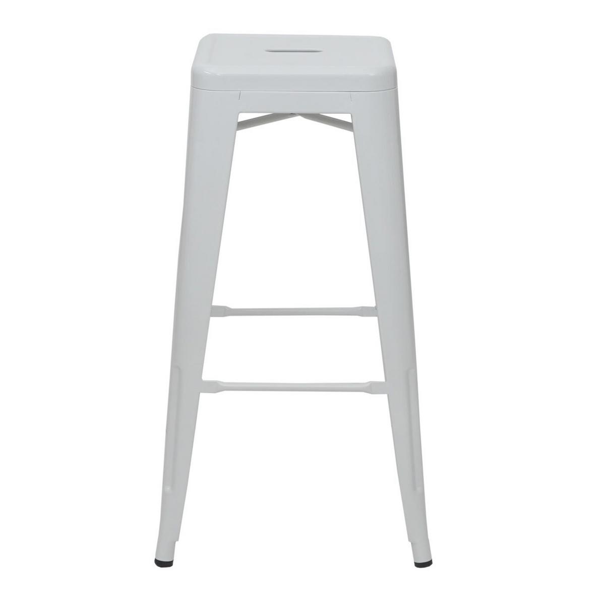 BARHOCKER METALL Grau - Grau, Metall (43/77/43cm) - MCW