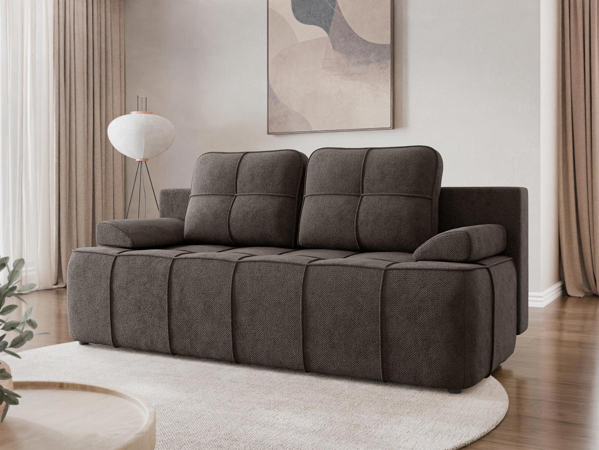 SCHLAFSOFA Lover - Schwarz/Braun, Holz/Kunststoff (202/95/95cm) - MIRJAN24