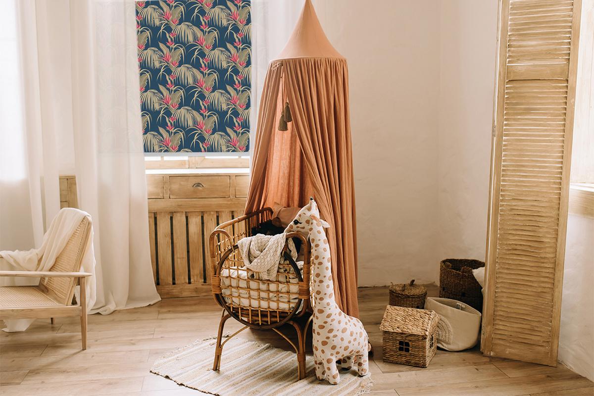 INNENROLLO - Fensterrollo - Rollo - 100x100 cm - Interessante Pflanzen - Braun, Kunststoff (100/100/0.5cm) - TULUP