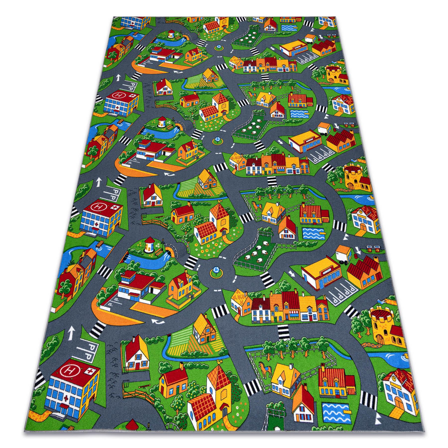 TEPPICH LITTLE VILLAGE 200/300 cm - Multicolor, Textil (200/300cm) - rugsX