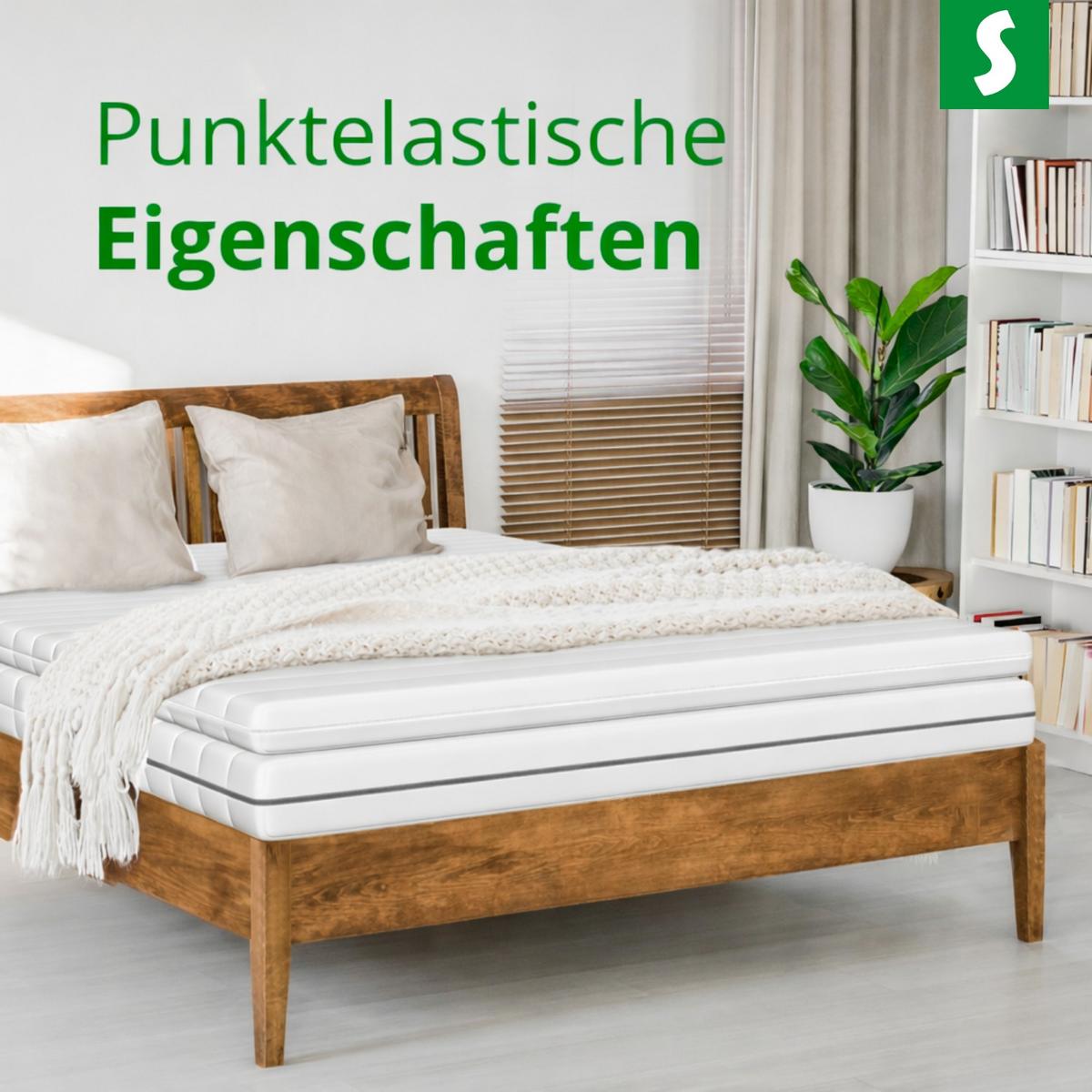 MATRATZENTOPPER orthopädisch 200 x 200 - Weiß, Textil (200/200cm) - Schlaftroll