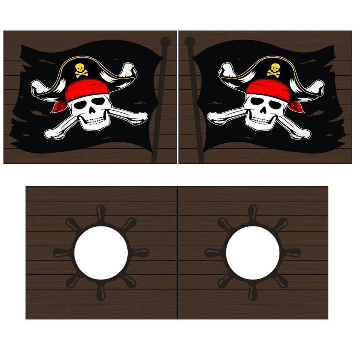 HALBHOHES BETT Kelci 90x200 Textilset Caribian Pirate Buche Massivholz - Buchefarben, Holz (90/200cm) - 58aufmkessel