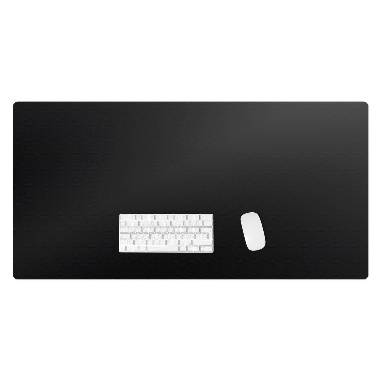 SCHREIBTISCHUNTERLAGE 120x60 cm Schwarz - Schwarz, Kunststoff (120/60/1.6cm) - Wallfluent