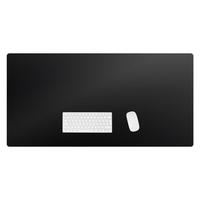 SCHREIBTISCHUNTERLAGE 120x60 cm Schwarz - Schwarz, Kunststoff (120/60/1.6cm) - Wallfluent