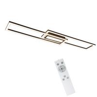 LED-DECKENLEUCHTE Falkenfluch Schwarz Metall 95/17.2/5 cm - Schwarz, Metall (95/17.2/5cm) - ZMH