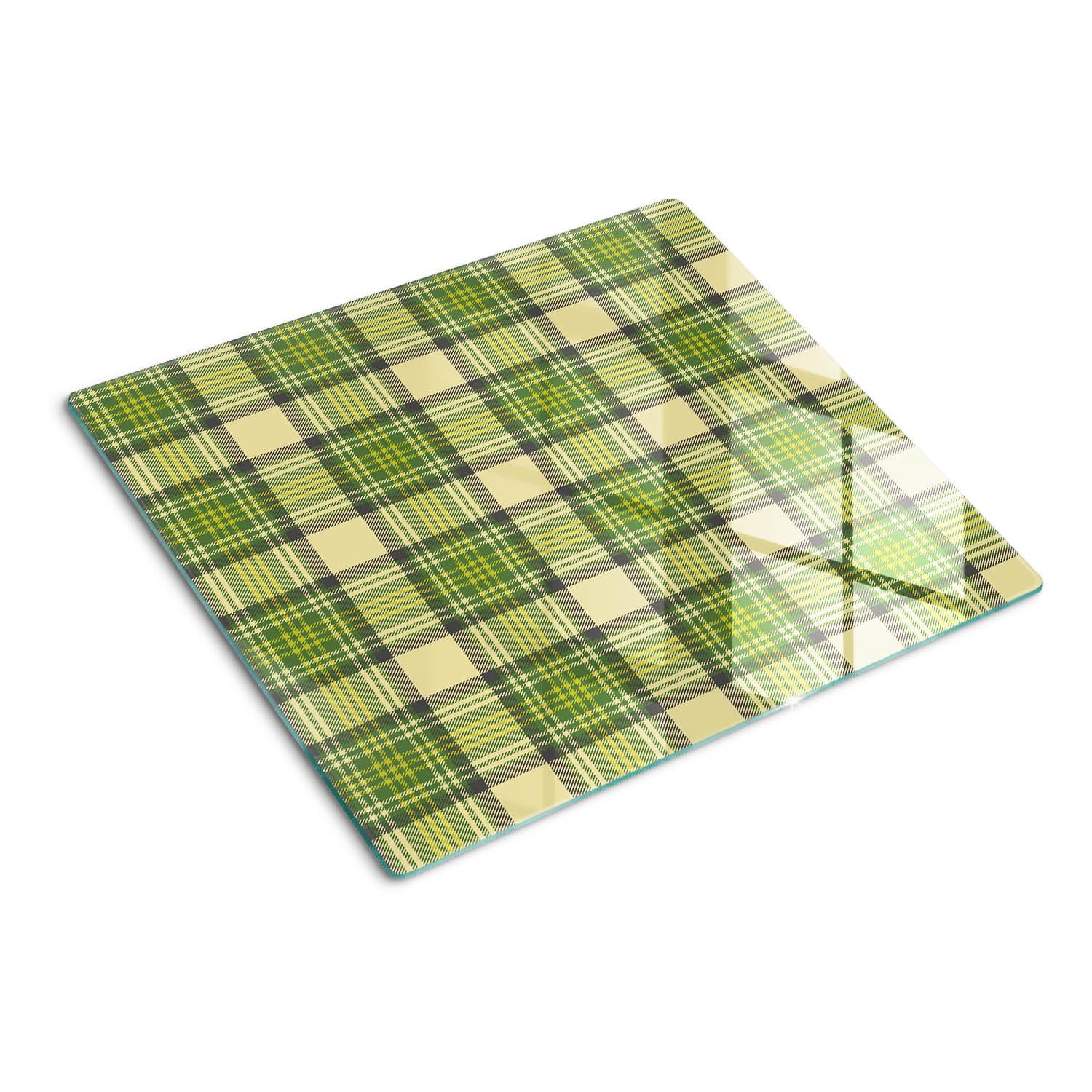 GLASPLATTE 60x52 cm Grünes Netz - Grün, Glas (60/0.4/52cm) - TULUP