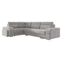 ECKSOFA Alvares, Seite: Links - Hellgrau, Holz/Kunststoff (305/205cm) - MIRJAN24