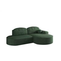 ECKSOFA Girona Mit Schlaffunktion - Grün, Holzwerkstoff/Textil (278/179cm) - Fun Möbel