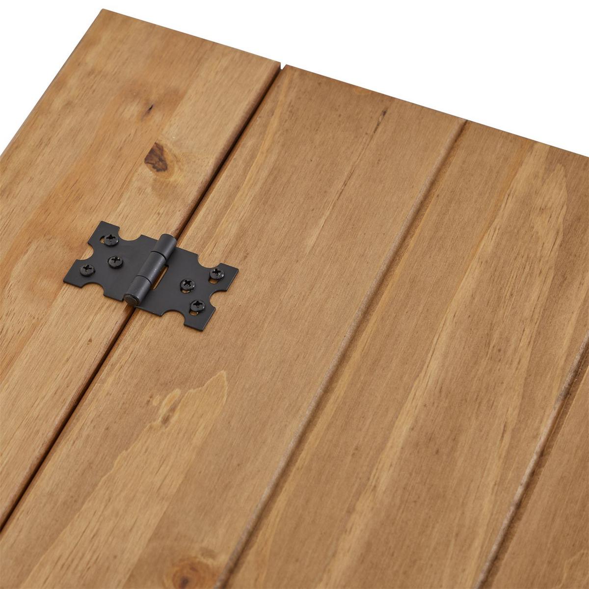 HOLZTRUHE CAMPO weiß/braun - Weiß/Braun, Holz (91/46/50cm) - CARO-Möbel