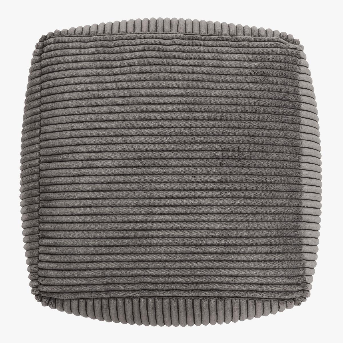 SITZPOUF Amara - Anthrazit, Textil (42/24/42cm) - icon
