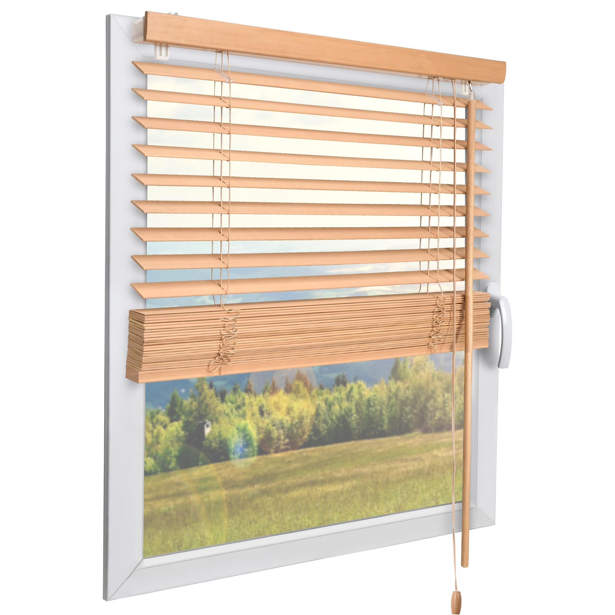 HOLZJALOUSIE SolDecor JH3 90/160 cm Eiche - Naturfarben, Holz (90cm) - Sol Royal