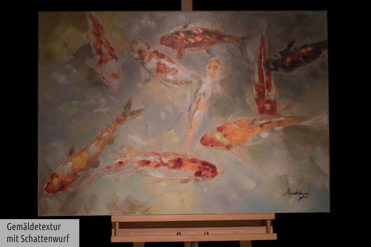 ACRYLBILD HANDGEMALT 100/70 cm - Multicolor, Holz/Textil (100/70cm) - KUNSTLOFT