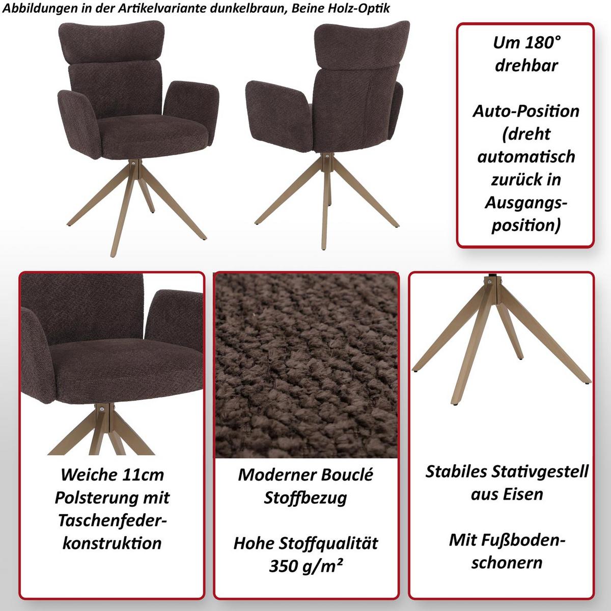 ESSZIMMERSTUHL Beige - Beige, Textil (63/92/58cm) - MCW