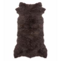 TEPPICH Öko Schaffell Zwei Felle Naturbraun 180/65 cm - Braun, Fell (65/180cm) - Provellus