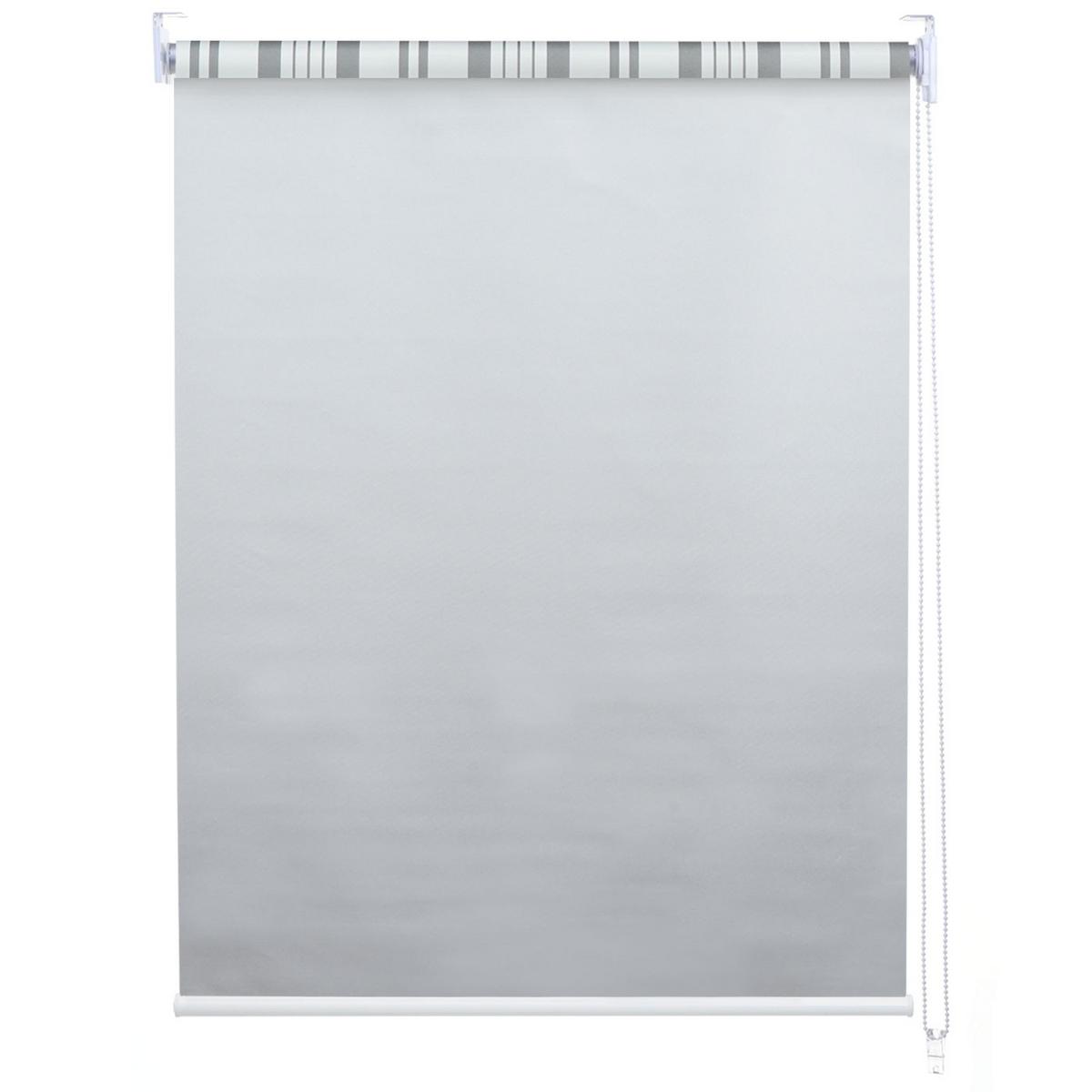 ROLLO Grau, Weiß - Weiß/Grau, Textil (50/160/7cm) - MCW