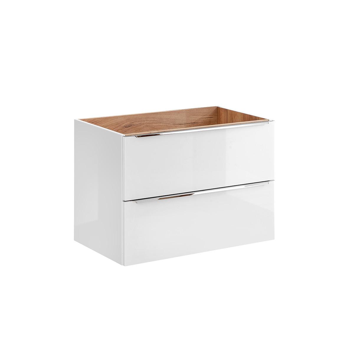 WASCHTISCHUNTERSCHRANK 80cm April Weiß - Weiß, Holzwerkstoff (80/57/46cm) - Petits-meubles