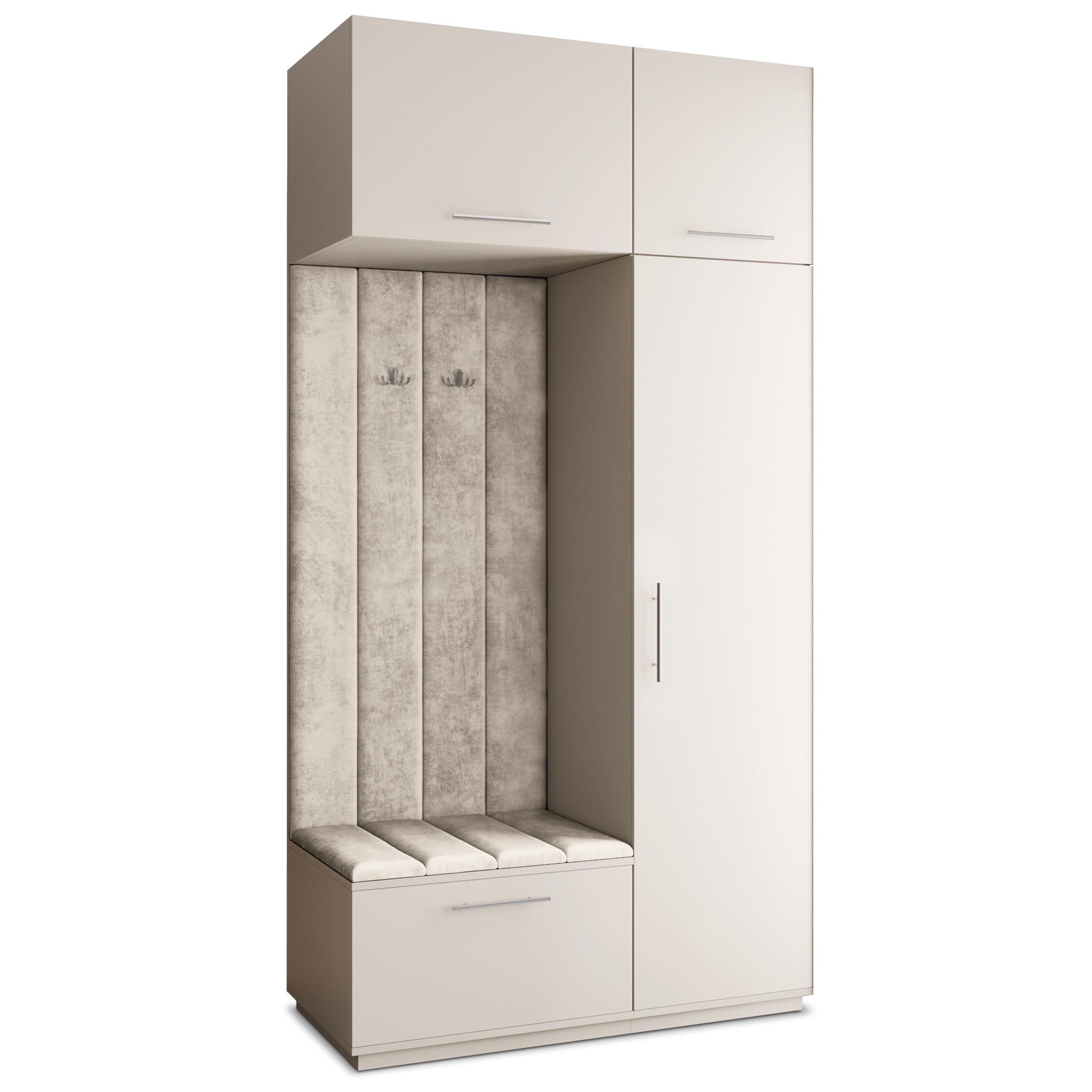 GARDEROBENSCHRANK REMA 120/240/60 cm Modern Kaschmir - Kaschmir/Beige, Holzwerkstoff (120/240/60cm) - MASSENO