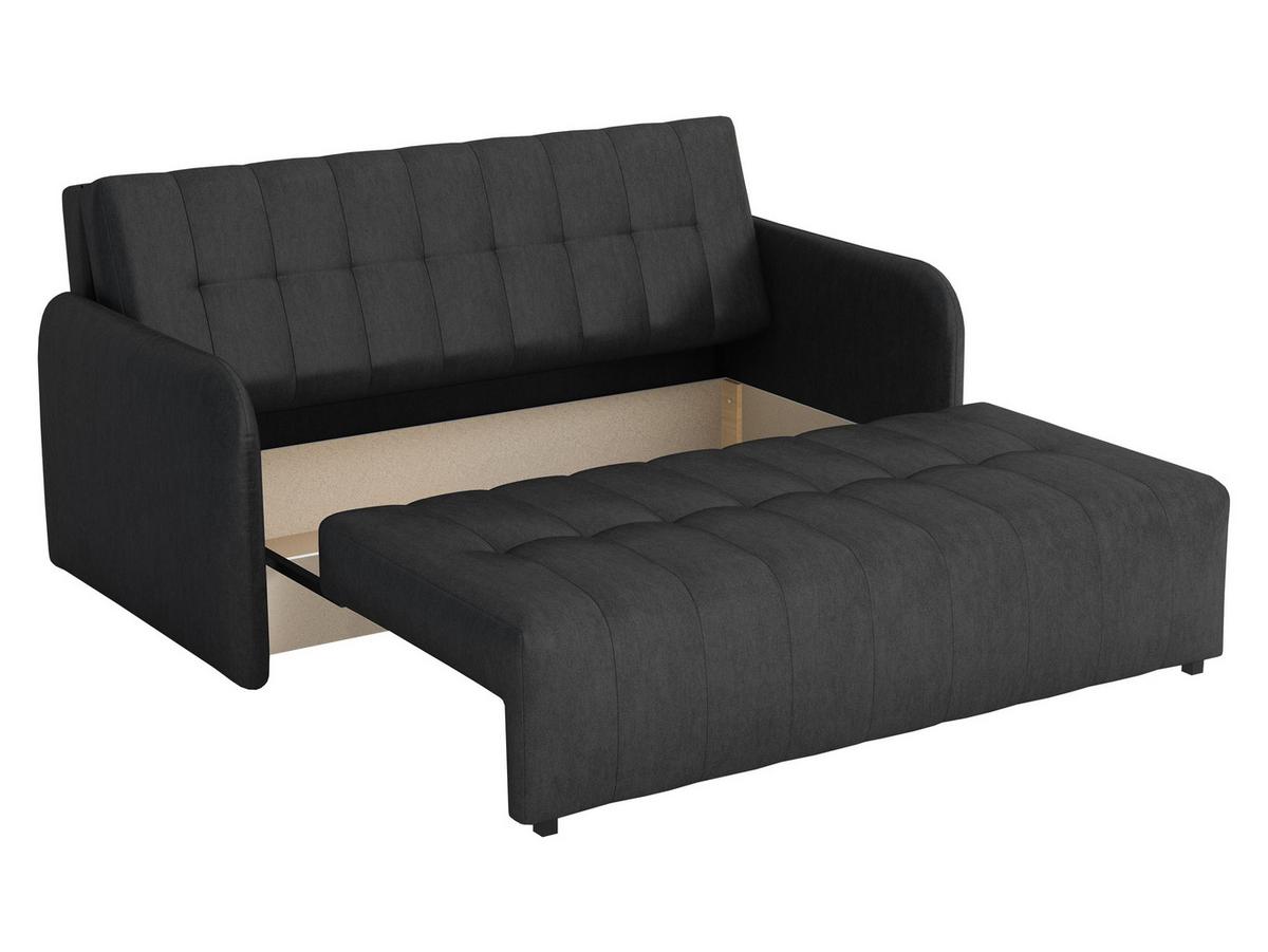 SCHLAFSOFA Viva Grand IV - Dunkelgrau/Schwarz, Holz/Kunststoff (165/85/95cm) - MIRJAN24