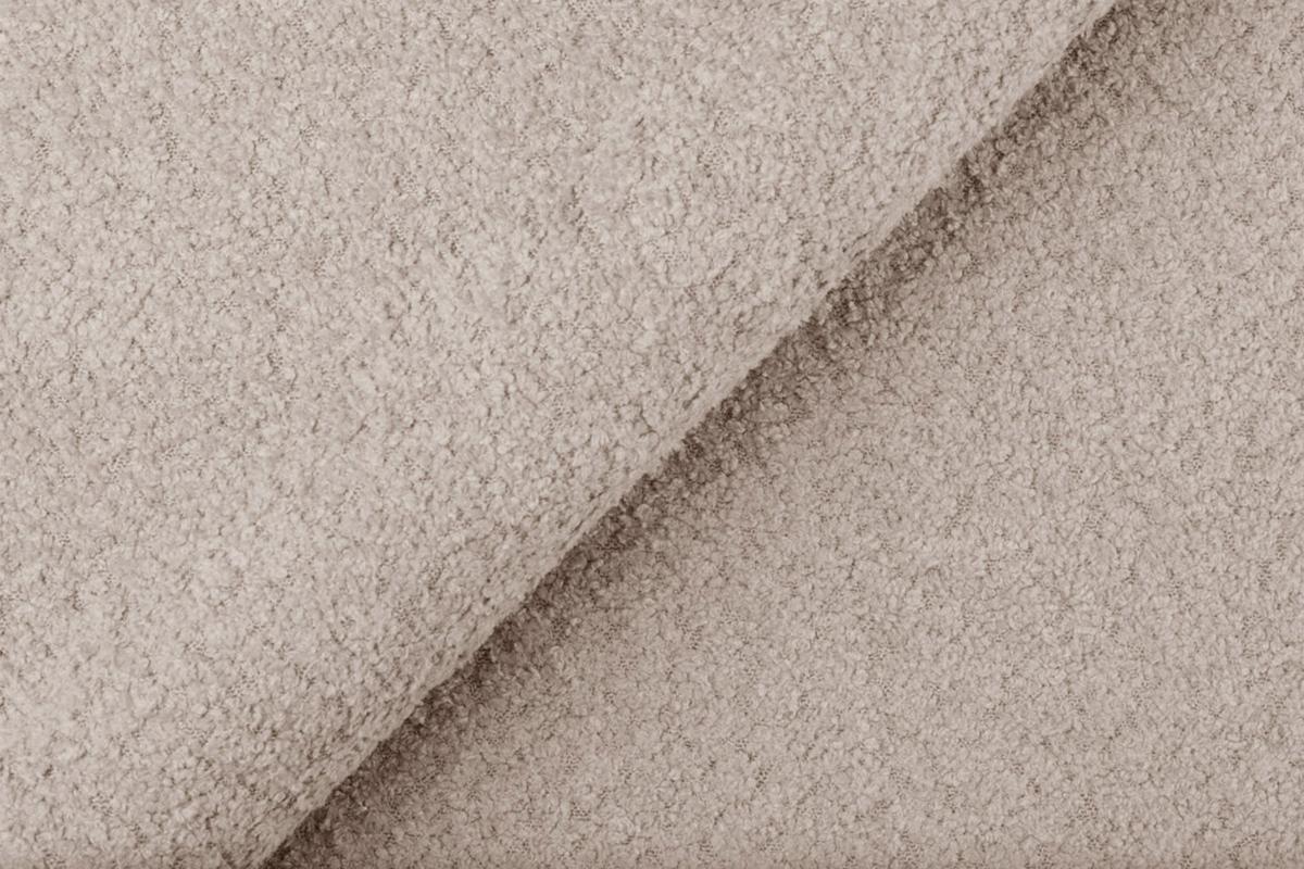 SOFA FEBE 2-Sitzer, ecru - Champagner/Schwarz, Holz/Textil (160/82/96cm) - Wozimo