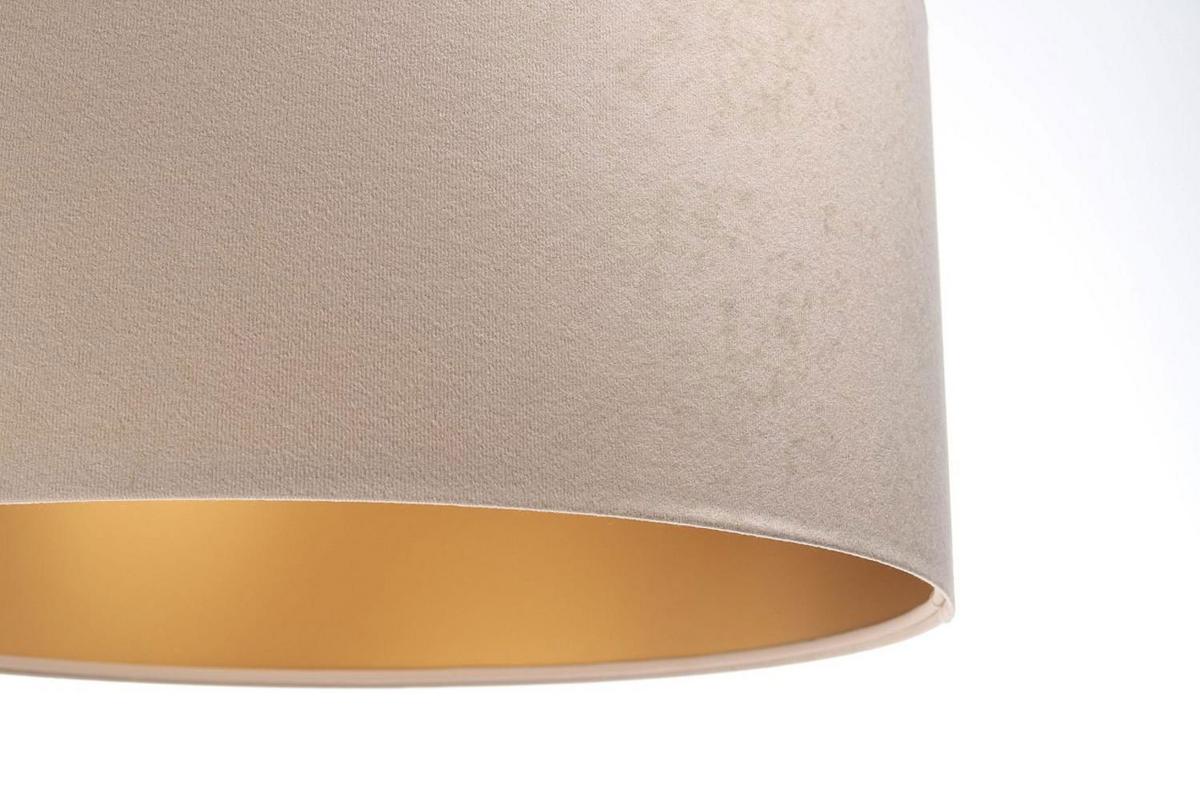 HÄNGELEUCHTE Gold 30/20 cm - Beige/Goldfarben, Kunststoff (30/0.45/20cm) - ONZENO
