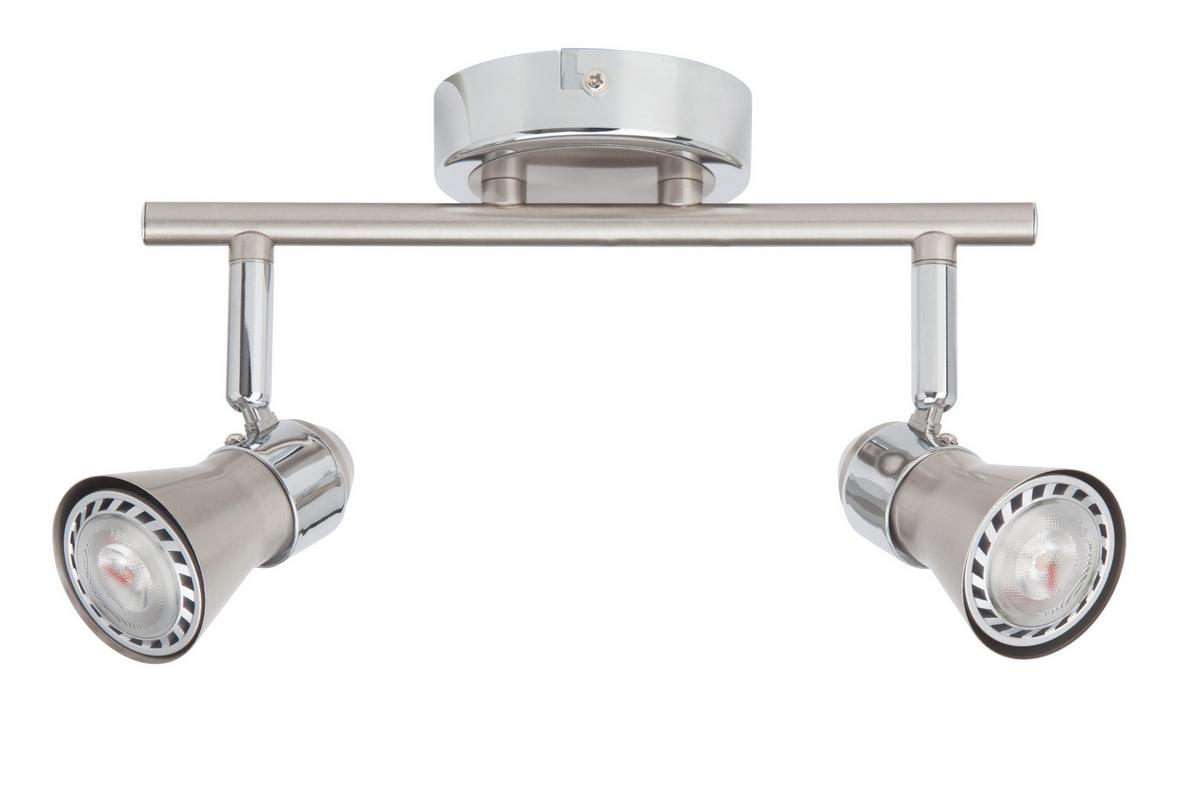LED SPOT Sanny Eisen/Chromfarbenfarben 16,5/31,5/13,5 cm - Multicolor, Metall (16.5/31.5/13.5cm) - Brilliant
