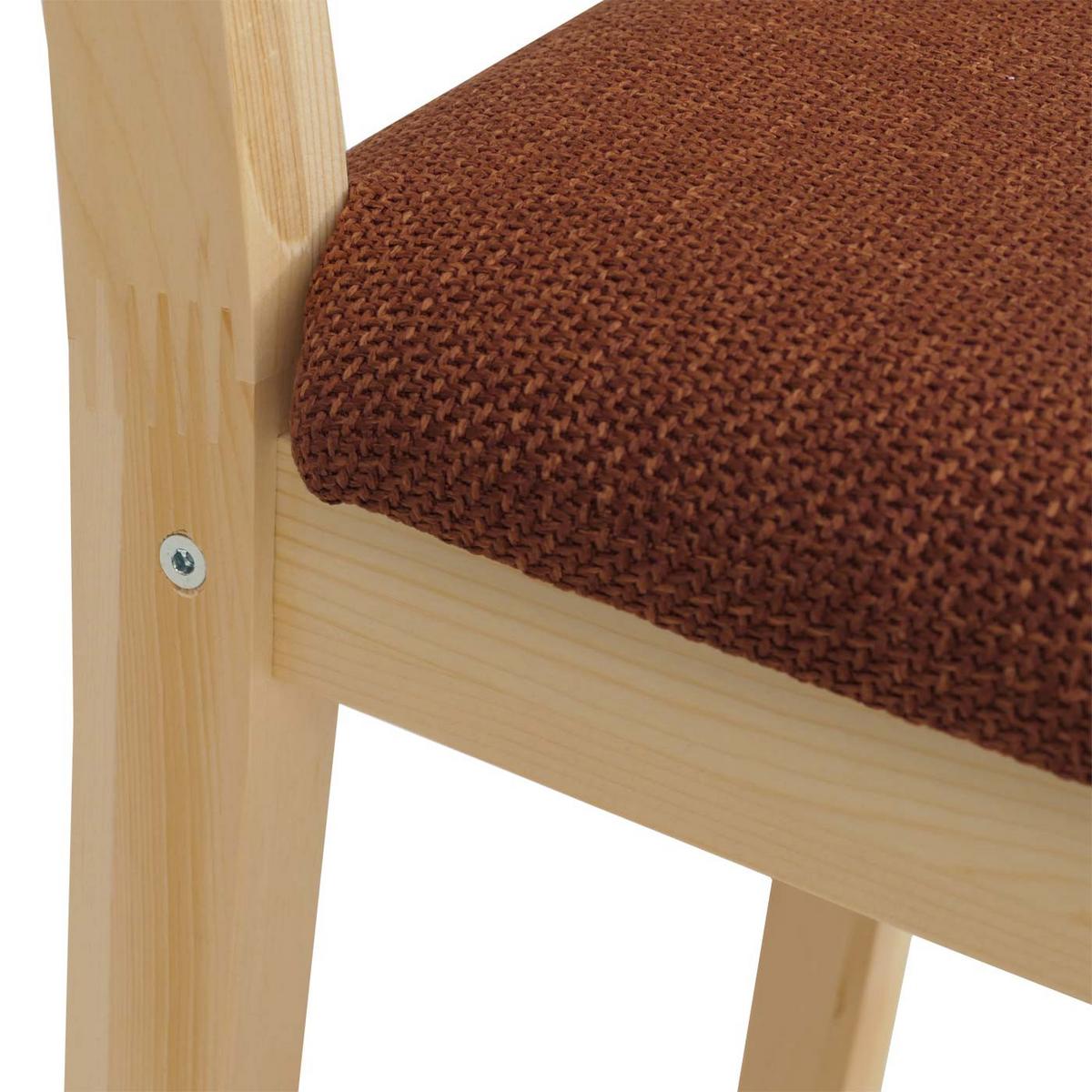 ESSZIMMER-SET Kiefer Dekor - Braun/Kieferfarben, Holz - MCW