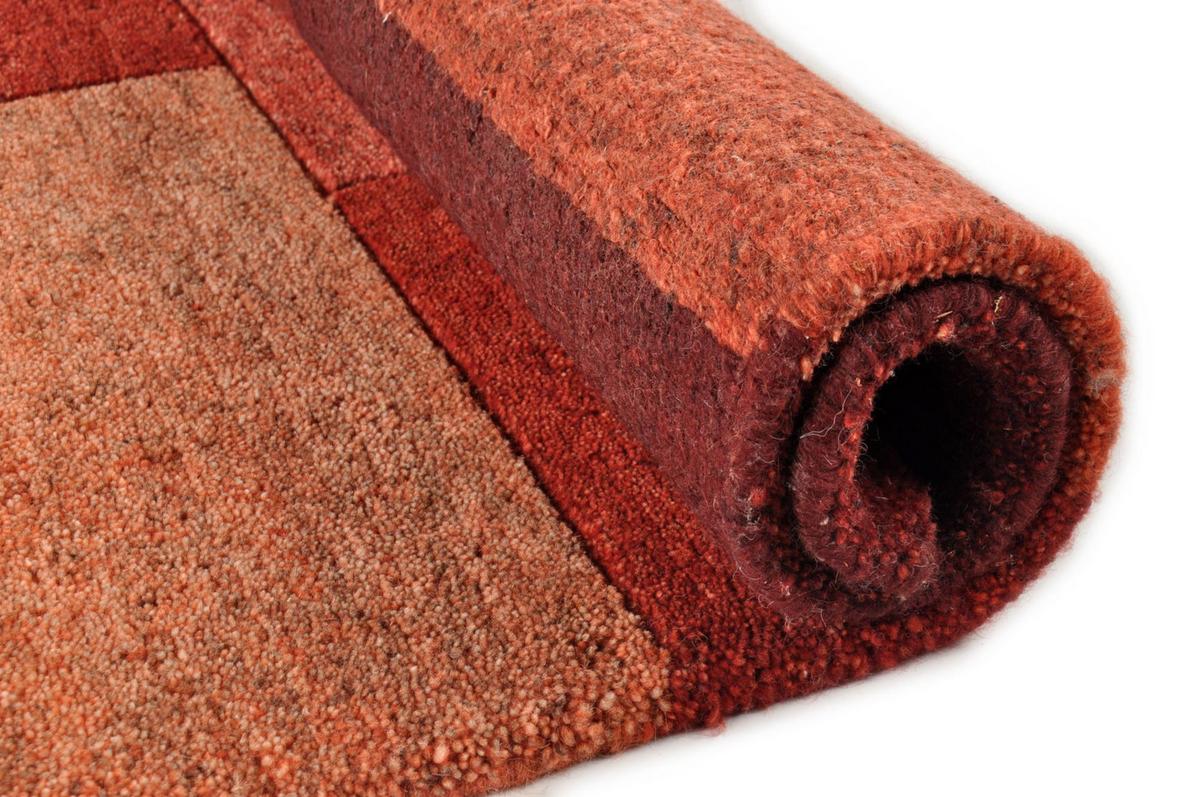WOLLTEPPICH Dalas 140x200 cm - Rot, Textil (140/200cm) - THEKO
