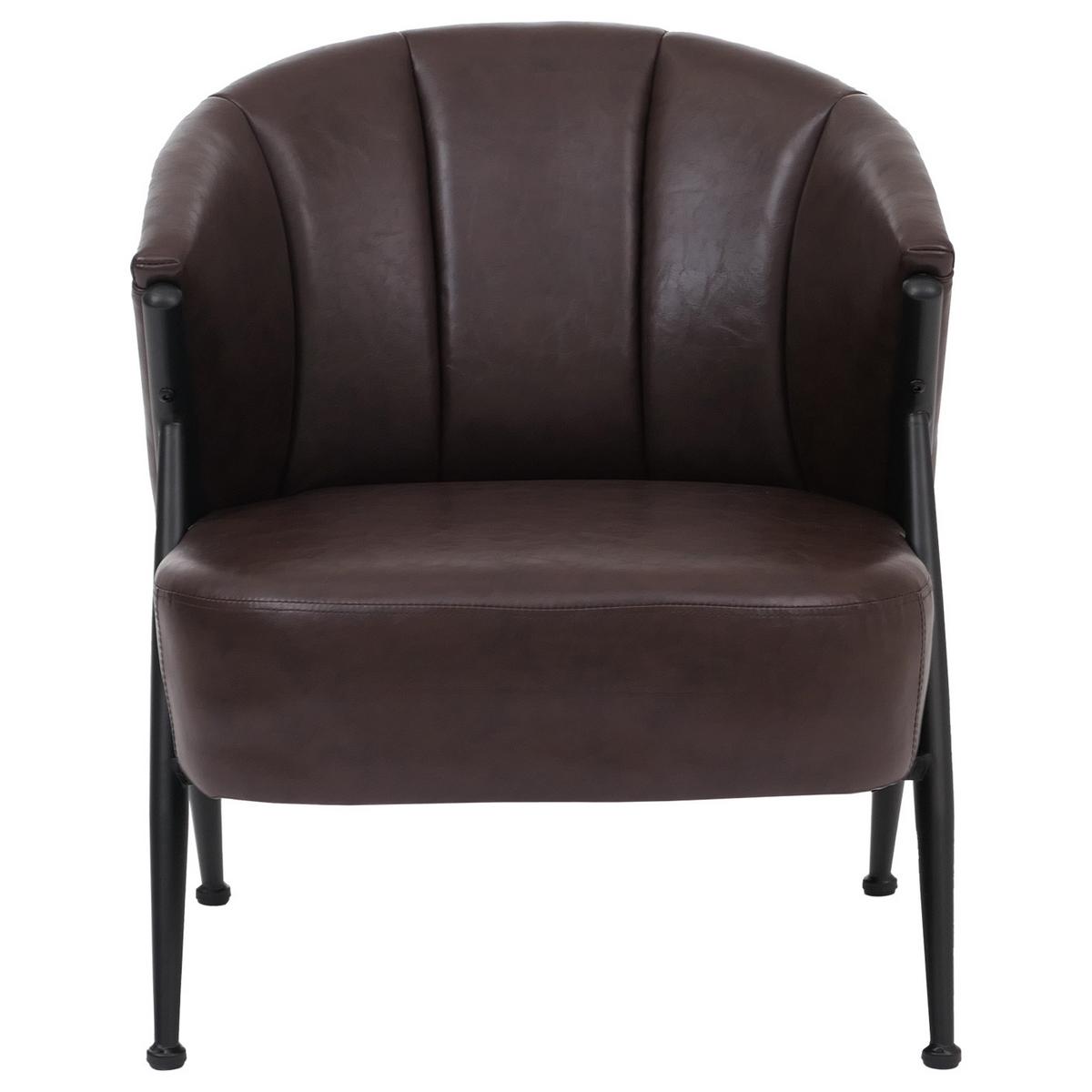SESSEL Dunkelbraun - Dunkelbraun, Kunststoff (65/74/72cm) - MCW