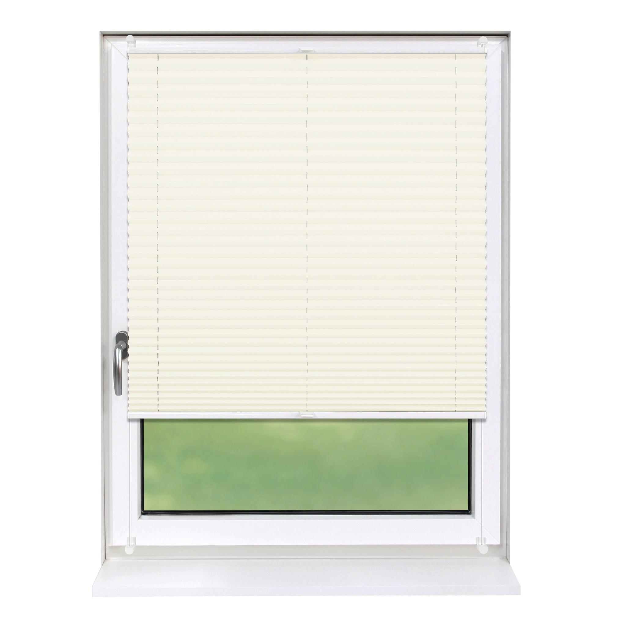 PLISSEE Basic 65 x 150cm Klemmfix ohne Bohren - Champagner, Textil (65/150cm) - Deco-Raum