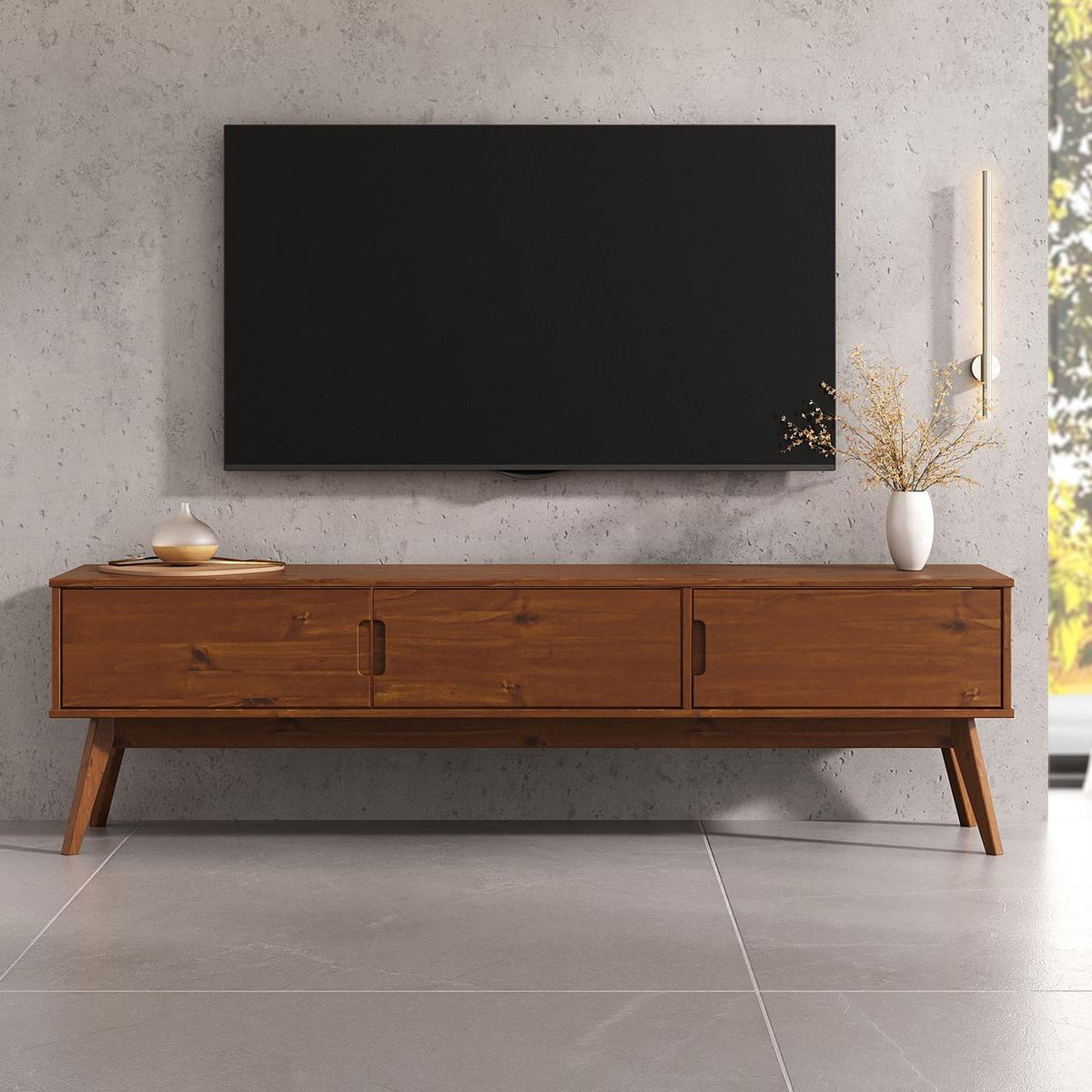 LOWBOARD TIVOLI Kastanie - Kastanienfarben, Holz (180/52/41cm) - IDIMEX